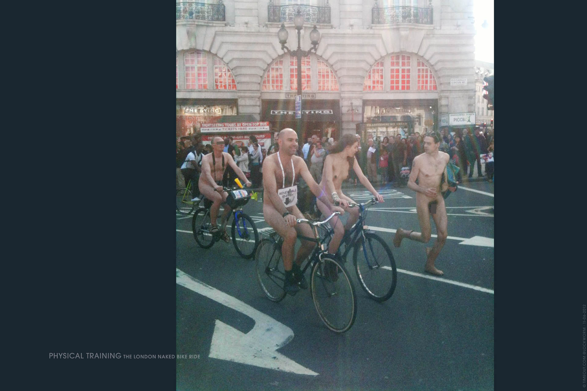 Physical Training, the London Naked Bike Ride